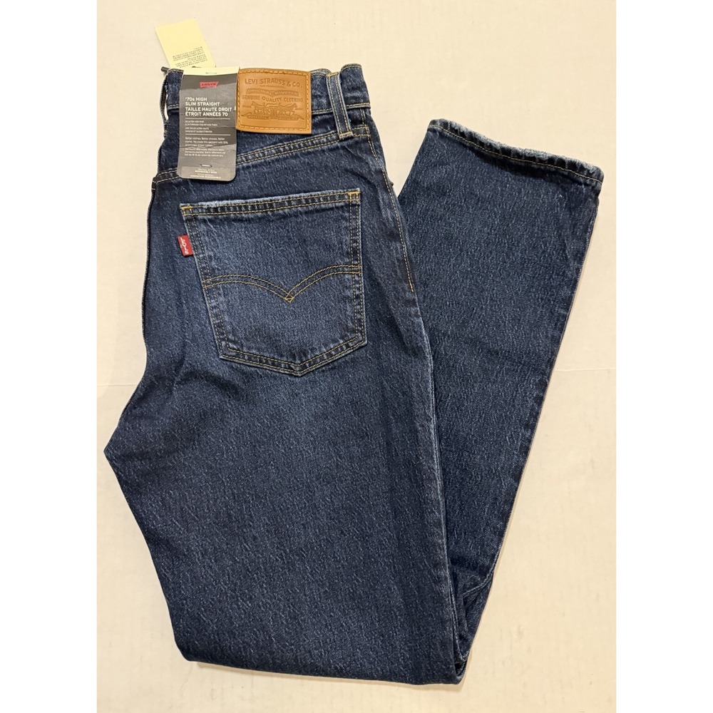 Levi's Premium Women's 70s High Slim Straight‎ Jeans, Sonoma Hills, Blue, 27/29